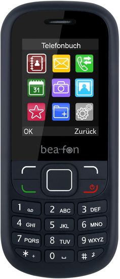 Beafon GSM telefon C40 DS, črn