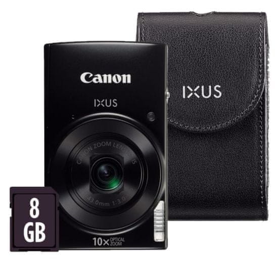 Canon digitalni kompaktni fotoaparat IXUS 182, črn