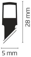 Emos 180 LED svetlobna veriga 18 m, večbarvna, IP44, s časovnikom, zelena