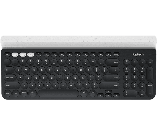 Logitech K780 brezžična Multi-Device tipkovnica, siva