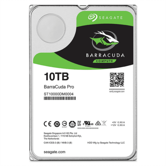 Seagate trdi disk BarraCuda Pro 3.5, 10TB, Sata 3, 7200 obratov