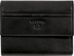 Emporio Valentini usnjena denarnica 563-1053, ženska, črna