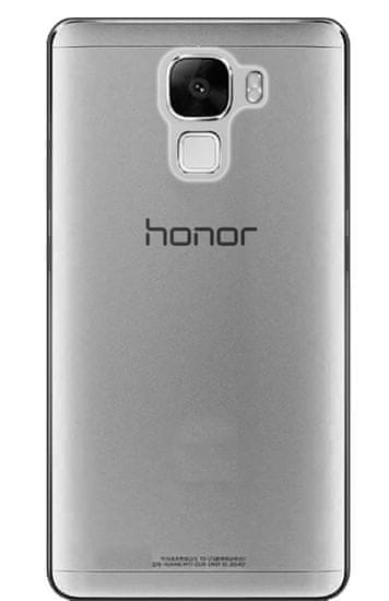 ultra tanek silikonski ovitek za Huawei Honor 7, prozorno črn
