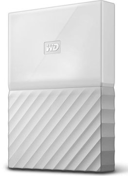 Western Digital zunanji trdi disk My Passport 4 TB, bel (WDBYFT0040BWT-WESN)