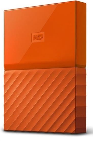 Western Digital zunanji trdi disk My Passport 4 TB, oranžen (WDBYFT0040BOR-WESN)