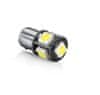 MLine žarnica LED 12V R5W BA15S 5xSMD 5050, CANBUS, bela, par