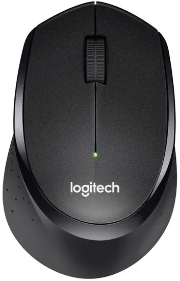 Logitech M330 Silent Plus brezžična miška, črna