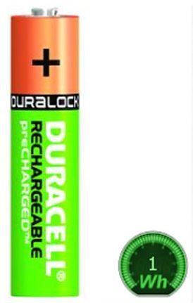 Duracell polnilne baterije HR03-A AAA 850mAh NiMH, 4 kosi