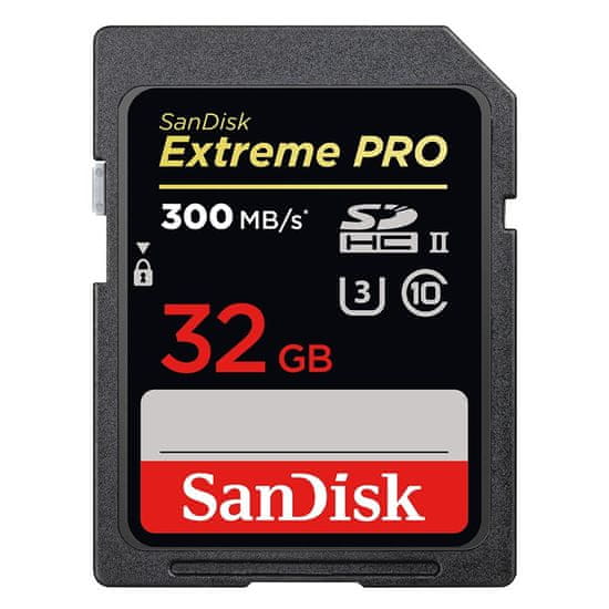 SanDisk pomnilniška kartica SDHC Extreme PRO, 32 GB, UHS-II (SDSDXPK-032G-GN4IN)