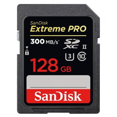 SanDisk spominska kartica SDXC 128GB ExPro300