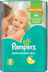 Pampers plenice Active Baby 5 Junior (11-16 kg) 150 kosov - odprta embalaža
