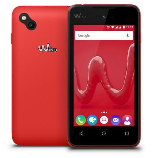Wiko GSM mobilni telefon Sunny, rdeč + darilo Wiko slušalke