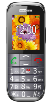 MaxCom GSM telefon MM721 3G, črn