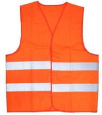 Varnostni telovnik, odsevni - XL oranžni
