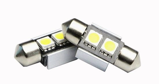MLine žarnica LED 12V C5W 31mm 2xSMD 5050, bela, par