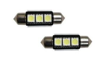 M-LINE žarnica LED 12V C5W 36mm 3xSMD 5050, bela, par - odprta embalaža