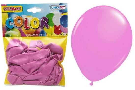 Unikatoy baloni, roza, 24 kosov
