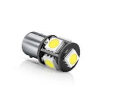 M-LINE žarnica LED 24V R5W BA15S 5xSMD 5050 CANBUS, bela, par