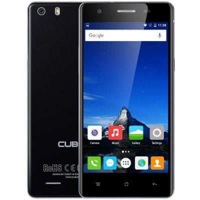Cubot GSM telefon X16S LTE DualSim, črn - odprta embalaža