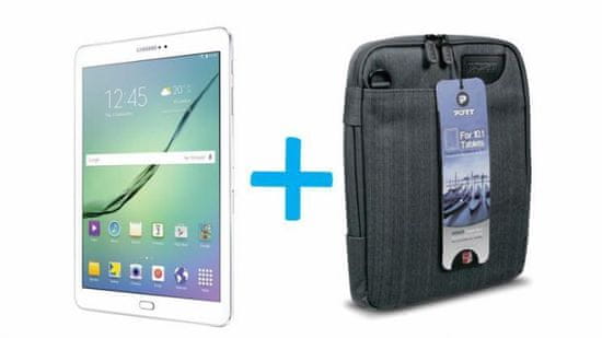 Samsung tablični računalnik Galaxy Tab S2 VE 9.7 32 GB Wi-Fi, bel (T813) + torbica Port