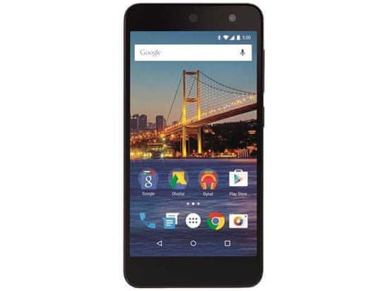 General Mobile GSM telefon 4G LTE, črn