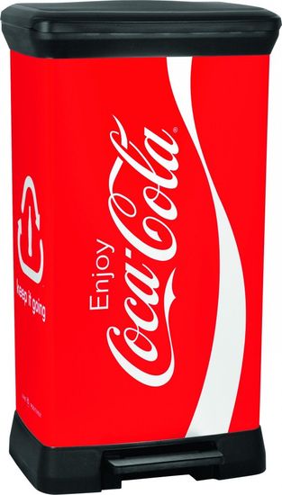 Curver koš za smeti Decobin CocaCola, 50 l