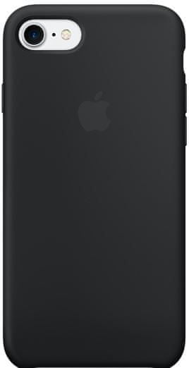 Apple silikonski ovitek za iPhone 7, črn