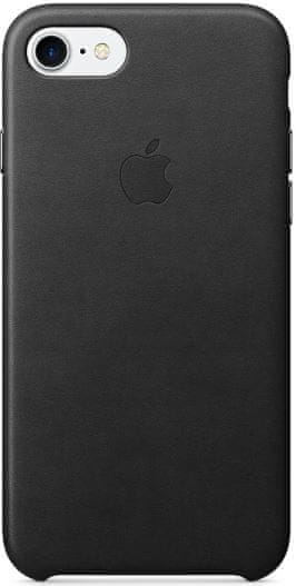 Apple usnjen ovitek za iPhone 7, črn