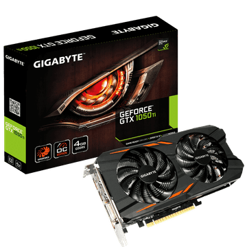 Gigabyte grafična kartica GTX 1050 Ti OC, 4GB GDDR5, PCI-E 3.0