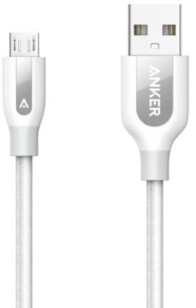 Anker microUSB kabel Powerline+, 0,9 m, bel