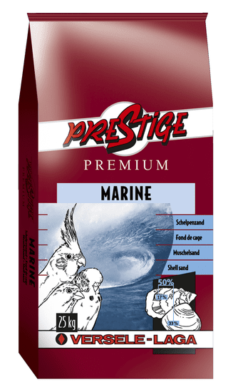 Versele Laga Prestige Premium Marine Shell pesek za ptice, 25 kg - Odprta embalaža