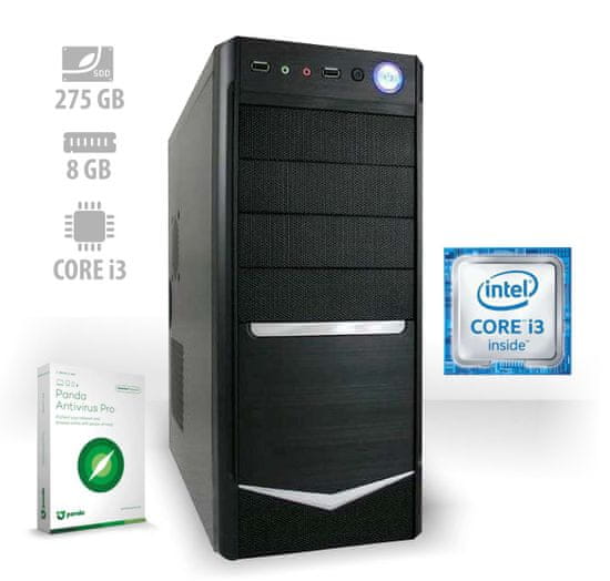 mimovrste=) namizni računalnik Thunder2 i3-7100/8GB/240GB SSD/FreeDOS CX3