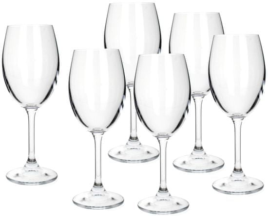 Banquet set kozarcev za belo vino Leona, 230 ml, 6 kosov