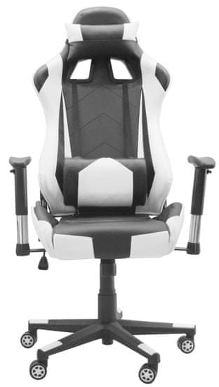 Hyle pisarniški stol Racing Pro 8928, belo-črn
