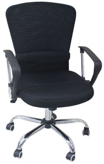 Hyle pisarniški stol K-9005 PU, črn
