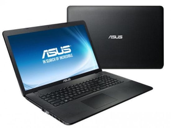 ASUS prenosnik VivoBook 17 X751-TY001 N4200/4GB/1TB/17,3HD+/GeForce 920MX/Endless, črn (90NB0EB1-M00100)
