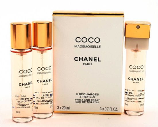 Chanel Coco Mademoiselle EDT, 3 x 20 ml