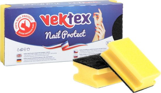 Vektex gobica za posodo Nail Protect, 10 x 3 kosi