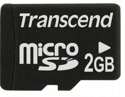Transcend spominska kartica microSD TRANSCEND 2 GB TS2GUSDC (TS2GUSDC)