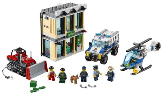 LEGO City 60140 Vlom z buldožerjem