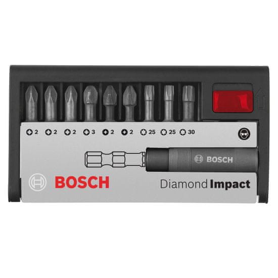 Bosch 10-delni komplet vijačnih nastavkov Diamond Impact, 25 mm, PH/PZ/T (2608522064)
