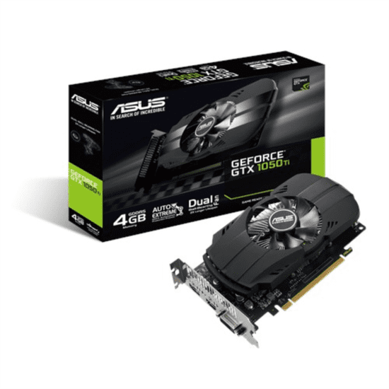 ASUS grafična kartica Phoenix GTX 1050 Ti, 4GB GDDR5, PCI-E 3.0 (PH-GTX1050TI-4G) - Odprta embalaža