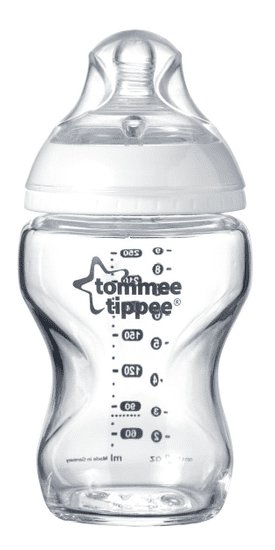 Tommee Tippee steklenička za dojenčke C2N, prozorna, 250 ml