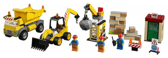 LEGO Juniors 10734 Rušenje na gradbišču