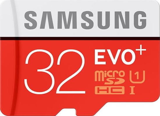 Samsung pomnilniška kartica microSDHC 32GB C10 80MB/s + adapter