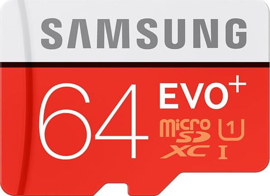 Samsung MicroSDXC 64GB EVO+ Class10 80MB/s