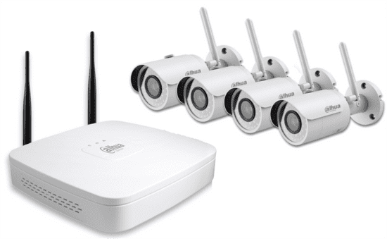 Dahua video nadzorni komplet IP Wi-Fi (4x HFW1120S + 4x NVR4104)