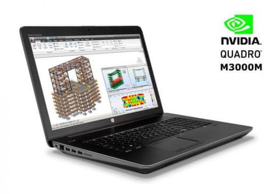 HP prenosnik ZBook 17 G3 i7-6820HQ/16GB/512GB+1TB/17,3"/M3000M/W10Pro (M9L92AV)
