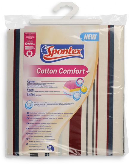 Spontex likalna prevleka Cotton Comfort, 120 x 40 cm
