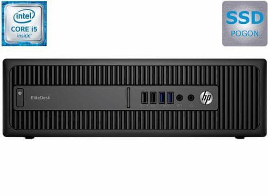 HP namizni računalnik 800 EliteDesk SFF G2 i5-6500/8GB/256GB/IntelHD/Win10P (X6T28EA)